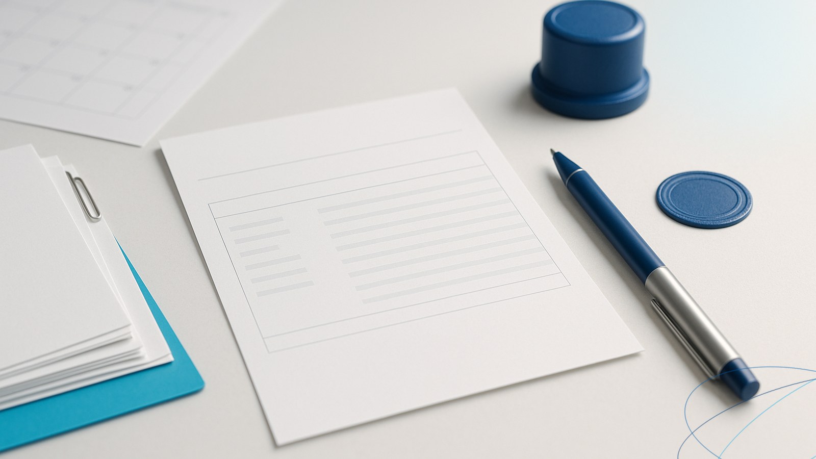 Gestionnaire de paie vérifiant un bulletin de salaire sur un bureau avec documents administratifs